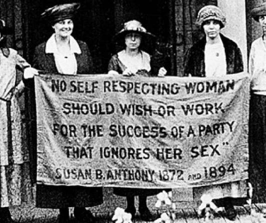 Women protesting