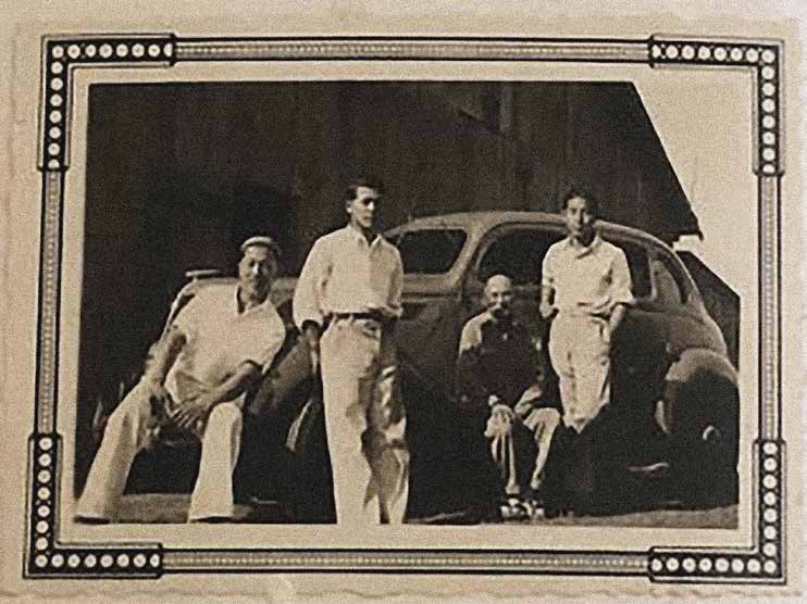 Mendez family on car